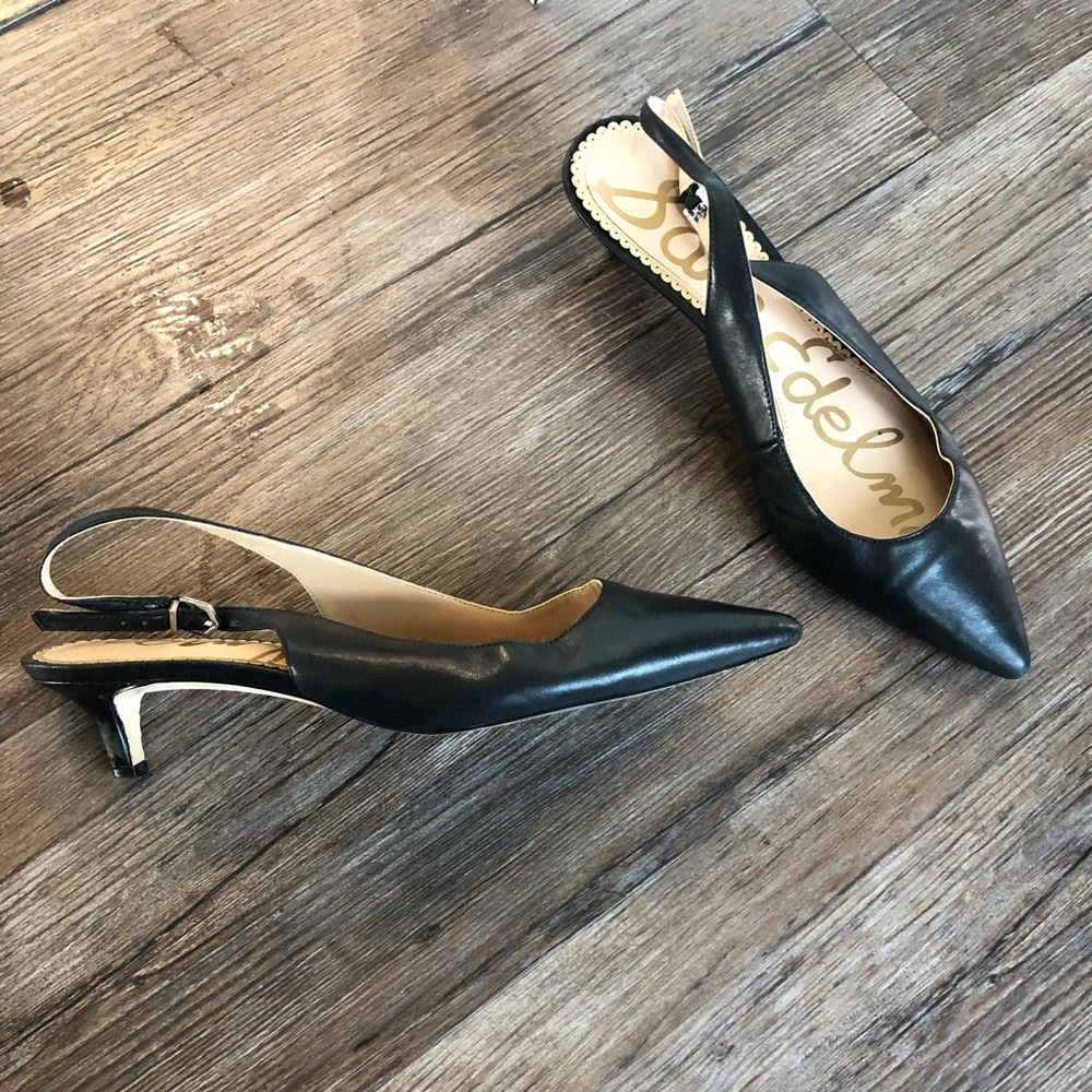 Sam Edelman Slingback Kitten Heels